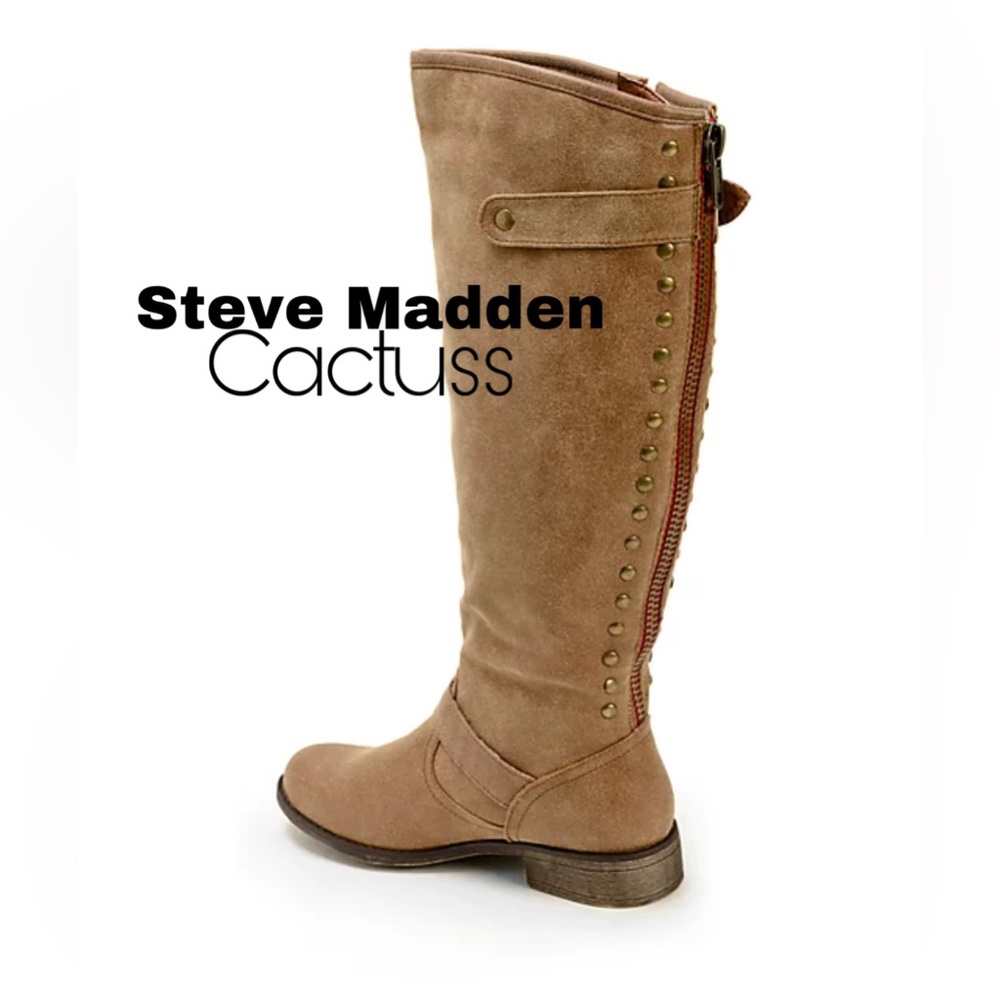 Steve Madden Cactuss Over the Knee Boots in Brown